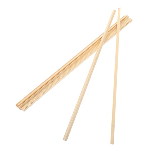 SHINEOFI 10 Stk Teiliges Isosceles Dreieck Holzleisten Fenster Zierleisten für DIY Fensterrahmen Dekorative Holzleisten für Fensterdeko und Modellierung von SHINEOFI