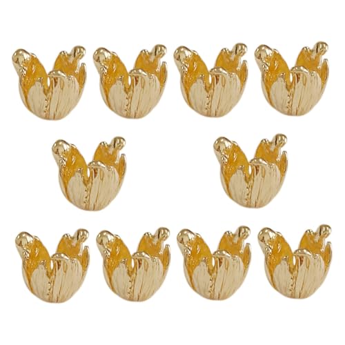 SHINEOFI 10 Stück Blüten Bead Caps Legierung Filigrane Schmuckperlen Kappen für Diy Armband Halskette Ohrringe Kreative Spacer Charms für Vielseitige Schmuckgestaltung SHINEOFI 10 Stück Blüten Bead Caps Legierung Filigrane Schmuckperlen Kappen für Diy Armband Halskette Ohrringe Kreative Spacer Charms für Vielseitige Schmuckgestaltung von SHINEOFI