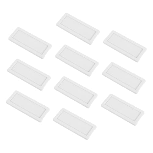 SHINEOFI 10 Stück Büro Aktenetiketten Ordner Etikettenmagnete Abnehmbare Aktenordner Etiketten Bücherregal Etiketten Ordner Etiketten Magnet Etiketten Für Stahlregale Regal von SHINEOFI