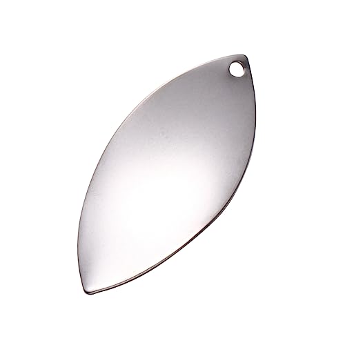 SHINEOFI 10 Stück Diy -schmuckzubehör Blatt Schmuckzubehör Ohrringanhänger Aus Legierung Silver von SHINEOFI