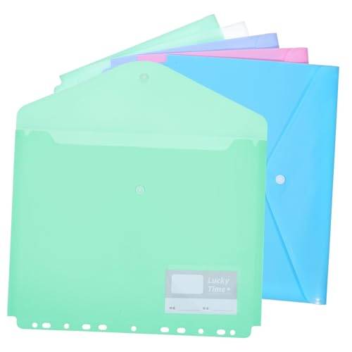 SHINEOFI 10 Stück Dokumententaschen Kunststoff Umschläge mit Großer Kapazität für Büro Schule Reise Praktische Dokumentenhüllen Multipurpose Organizer Pouches SHINEOFI 10 Stück Dokumententaschen Kunststoff Umschläge mit Großer Kapazität für Büro Schule Reise Praktische Dokumentenhüllen Multipurpose Organizer Pouches von SHINEOFI