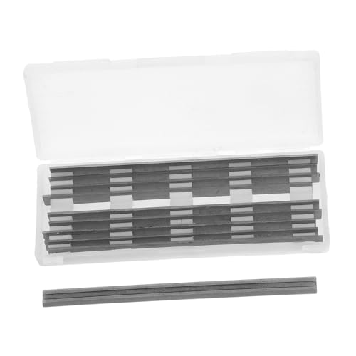 SHINEOFI 10 Stück Elektrische Planerklinge Elektromotterersatzklinge elektrisches Planermesser Handplanteile Manuelle Planing Blade Planenklinge für Schreiner Hobelklinge Stahl Silber von SHINEOFI