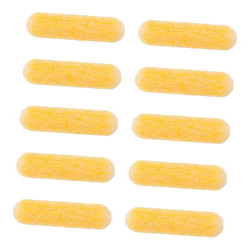 SHINEOFI 10 Stück Ersatzspitzen für Farbstifte multifunktionale Lackstiftspitzen Stiftköpfe Markerspitzen für Acrylfarbe Universelle Stiftpunkte Ersatzspitzen für Farbe Nylon Gelb von SHINEOFI