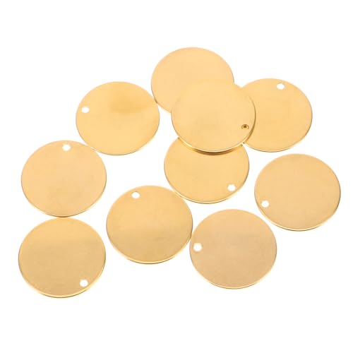 SHINEOFI 10 Stück Etikett aus Edelstahl druckbar leeres Etikett Leerzeichen geburtstagsmitgebsl Metallrohlinge gravierte Erkennungsmarken für Haustiere Metallstempel Rostfreier Stahl Golden SHINEOFI 10 Stück Etikett aus Edelstahl druckbar leeres Etikett Leerzeichen geburtstagsmitgebsl Metallrohlinge gravierte Erkennungsmarken für Haustiere Metallstempel Rostfreier Stahl Golden von SHINEOFI