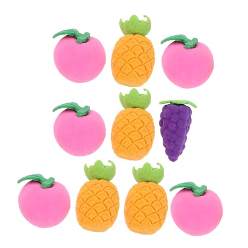 SHINEOFI 10 Stück Früchte Radiergummi Preise Im Klassenzimmer Radiergummi Lustig Niedliche Schule Obstgummi Zurück Zur Schule Vorhanden Cartoon Tpr von SHINEOFI