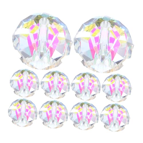 SHINEOFI 10 Stück Funkelnde Rhinestone Spacer Perlen für Diy Schmuck Armbänder Windspiele und Kreative Bastelprojekte SHINEOFI 10 Stück Funkelnde Rhinestone Spacer Perlen für Diy Schmuck Armbänder Windspiele und Kreative Bastelprojekte von SHINEOFI