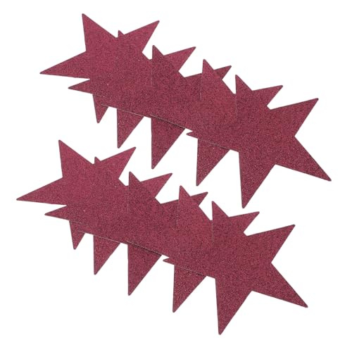 SHINEOFI 10 Stück Glitzernde Stern Ausschnitte Pappe für Filmabende Teiliges Weinrot für Partys Klassenzimmer Dekoration Diy Projekte und Pinnwände SHINEOFI 10 Stück Glitzernde Stern Ausschnitte Pappe für Filmabende Teiliges Weinrot für Partys Klassenzimmer Dekoration Diy Projekte und Pinnwände von SHINEOFI