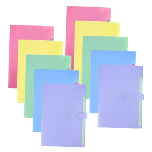 SHINEOFI 10 Stück Größe Dokumentieren Ordner Aktentasche Sortieren Pastell Vinyl Office-datei-organizer Quittungshalter-organisator Datei Akkordeon Organizer Tragbar Erweitern Pp-kunststoff SHINEOFI 10 Stück Größe Dokumentieren Ordner Aktentasche Sortieren Pastell Vinyl Office-datei-organizer Quittungshalter-organisator Datei Akkordeon Organizer Tragbar Erweitern Pp-kunststoff von SHINEOFI