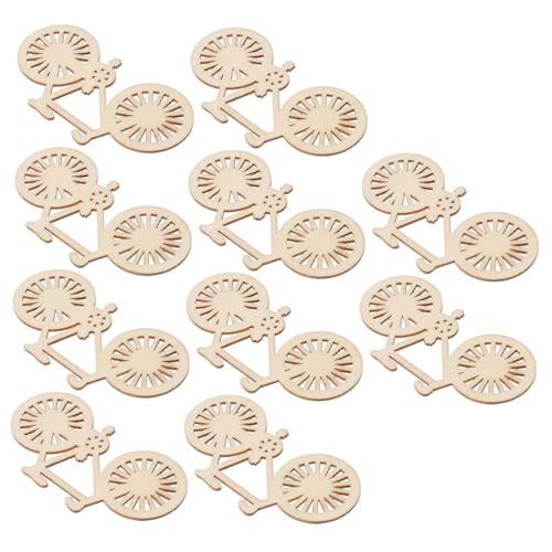 SHINEOFI 10 Stück Holzornamente Fahrrad Ausschnitte Holzscheiben für DIY Bastelverzierungen Naturholzfarbe für Hochzeiten Kinderhandwerk und Dekorationen SHINEOFI 10 Stück Holzornamente Fahrrad Ausschnitte Holzscheiben für DIY Bastelverzierungen Naturholzfarbe für Hochzeiten Kinderhandwerk und Dekorationen von SHINEOFI