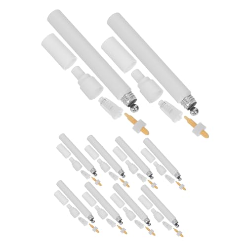 SHINEOFI 10 Stück Leere Nachfüllbare Marker Stifte mit Rundspitze Wiederbefüllbare Acrylfarben Marker für Präzises Zeichnen Graffiti Basteln und Papier Robuste Langlebige Konstruktion von SHINEOFI