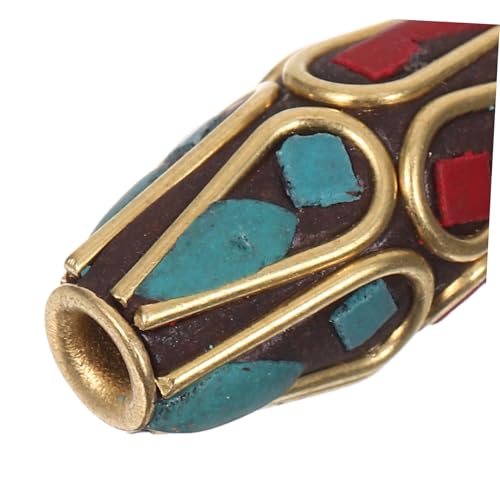 SHINEOFI 10 Stück Nepal Kupfer Zwischenperlen Vintage Buddhistische DIY Schmuckperlen für Armbänder Halsketten Ohrringe Handgefertigte Tibetische Bastelaccessoires SHINEOFI 10 Stück Nepal Kupfer Zwischenperlen Vintage Buddhistische DIY Schmuckperlen für Armbänder Halsketten Ohrringe Handgefertigte Tibetische Bastelaccessoires von SHINEOFI