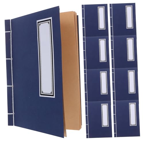 SHINEOFI 10 Stück Notizbuch leere Zeitschriften Büro-Notizblöcke einfache Zeitschriften Bulk tragbare Notizblöcke Hinweis Lieferungen zum Schreiben Arbeitshefte Kraftpapier von SHINEOFI