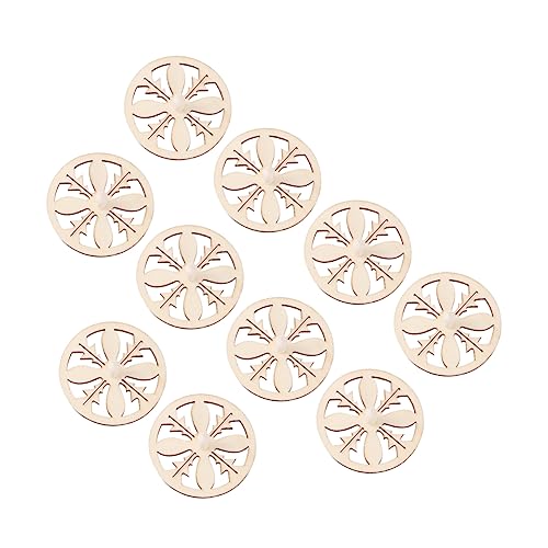SHINEOFI 10 Stück Oberteile für basteln für bastelmaterial für zabawki stymulujące rozwój kindergeschenke Children Toys Spinnen aus Holz Kinderkreisel Bambus von SHINEOFI