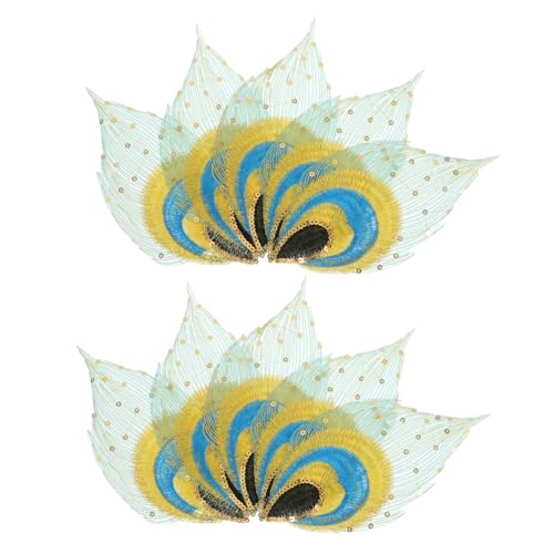 SHINEOFI 10 Stück Pfauenstickerei Stoffapplikationen Handgefertigte Dekorative Näh Patches Langlebige Theaterkostüm Reparatur Vielseitig für Jacken Kleider und Bühnenoutfits SHINEOFI 10 Stück Pfauenstickerei Stoffapplikationen Handgefertigte Dekorative Näh Patches Langlebige Theaterkostüm Reparatur Vielseitig für Jacken Kleider und Bühnenoutfits von SHINEOFI