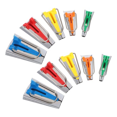 SHINEOFI 10 Stück Präzises Nähwerkzeug für Säumen und Binden von Stoffen für Diy Nähprojekte und Quiltarbeiten SHINEOFI 10 Stück Präzises Nähwerkzeug für Säumen und Binden von Stoffen für Diy Nähprojekte und Quiltarbeiten von SHINEOFI