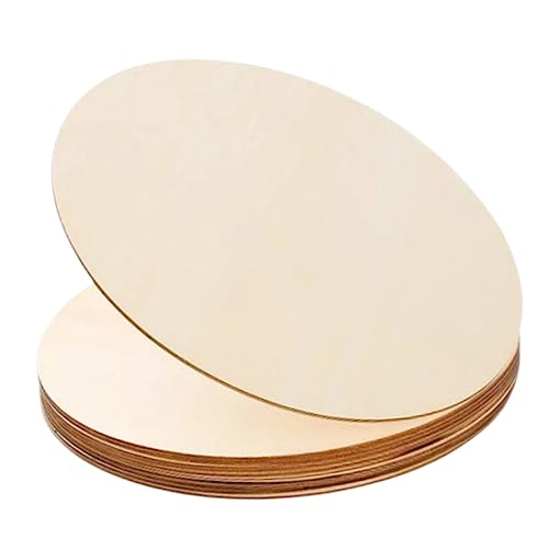 SHINEOFI 10 Stück Rundes Hängedekor Leere Untersetzer Schablone Individuelle Wurstplatten Stammscheiben Zum Basteln Runden Väter Runde Scheibenverzierung Für Kreise Buchsbaum SHINEOFI 10 Stück Rundes Hängedekor Leere Untersetzer Schablone Individuelle Wurstplatten Stammscheiben Zum Basteln Runden Väter Runde Scheibenverzierung Für Kreise Buchsbaum von SHINEOFI