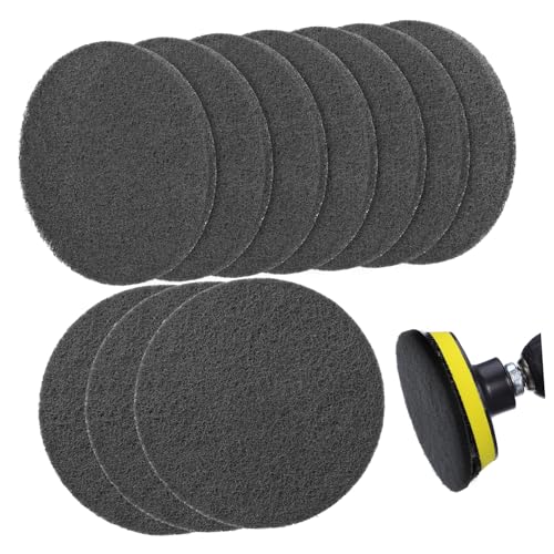 SHINEOFI 10 Stück Scheuerpads für Bohrbürsten Vielseitige Reinigungspads für Effektive Fleckenentfernung Bad und Auto Langlebig und Leicht Austauschbar für Gründliche SHINEOFI 10 Stück Scheuerpads für Bohrbürsten Vielseitige Reinigungspads für Effektive Fleckenentfernung Bad und Auto Langlebig und Leicht Austauschbar für Gründliche von SHINEOFI