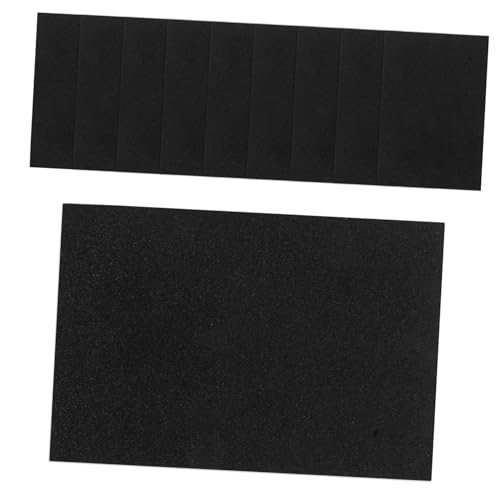 SHINEOFI 10 Stück Schwarze Glitzerschwamm Papiere Flexible Eva Glitter Sheets ohne Kleber Vielseitig für Diy Bastelprojekte Langlebig Leicht und Praktisch für Karten und Dekorationen SHINEOFI 10 Stück Schwarze Glitzerschwamm Papiere Flexible Eva Glitter Sheets ohne Kleber Vielseitig für Diy Bastelprojekte Langlebig Leicht und Praktisch für Karten und Dekorationen von SHINEOFI