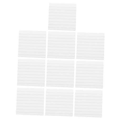 SHINEOFI 10 Stück Selbstklebende Notizblöcke mit Querlinien Weiße Memo Sticker für Studenten Büro und Planung Erinnern und Organisieren von Notizen SHINEOFI 10 Stück Selbstklebende Notizblöcke mit Querlinien Weiße Memo Sticker für Studenten Büro und Planung Erinnern und Organisieren von Notizen von SHINEOFI