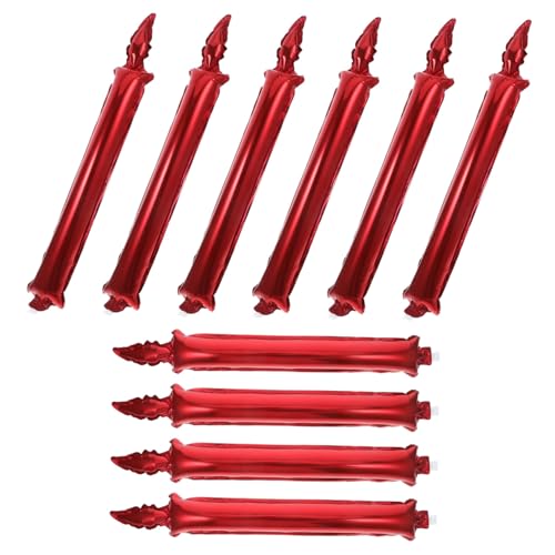 SHINEOFI 10 Stück Teiliges Aufblasbare PVC Jubelstäbe in Kerzenform Geräuschvolle Cheersticks für Sportveranstaltungen Partys und Teambuilding Robust und Wiederverwendbar für Basketball und SHINEOFI 10 Stück Teiliges Aufblasbare PVC Jubelstäbe in Kerzenform Geräuschvolle Cheersticks für Sportveranstaltungen Partys und Teambuilding Robust und Wiederverwendbar für Basketball und von SHINEOFI
