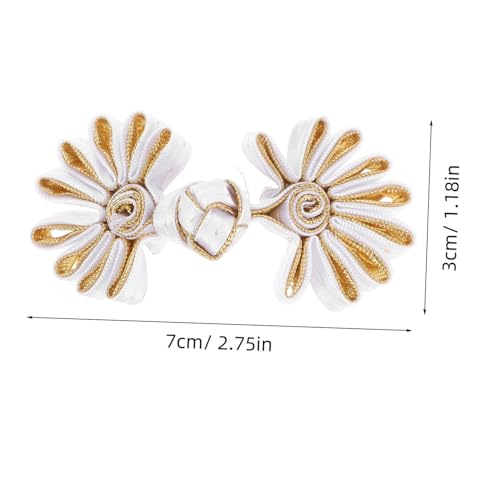 SHINEOFI 10 Stück Teiliges Chinesische Knoten Schnellverschlüsse Handgefertigt Dekorative Knöpfe für Cheongsam Mäntel und Cardigans Vielseitig Einsetzbar Traditionelle Nähaccessoires SHINEOFI 10 Stück Teiliges Chinesische Knoten Schnellverschlüsse Handgefertigt Dekorative Knöpfe für Cheongsam Mäntel und Cardigans Vielseitig Einsetzbar Traditionelle Nähaccessoires von SHINEOFI