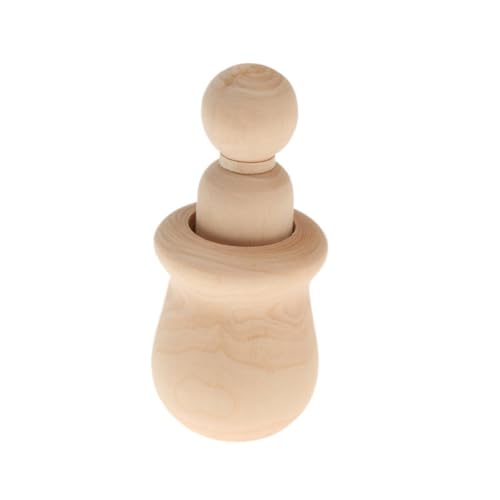 SHINEOFI 10 Stück Teiliges DIY Holzpuppen aus Naturbelassenem Holz Bemalbare Holzfiguren zum Basteln und Dekorieren Kreative Holzdeko für Individuelle Handwerksprojekte und Geschenkideen von SHINEOFI