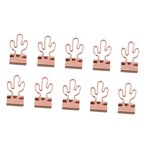 SHINEOFI 10 Stück Teiliges Edelstahl Büroklammern mit Kaktus muster Roségoldene Organizing Clips für Akten und Dokumente Leichte Langlebige Klammern für Schule und Büro SHINEOFI 10 Stück Teiliges Edelstahl Büroklammern mit Kaktus muster Roségoldene Organizing Clips für Akten und Dokumente Leichte Langlebige Klammern für Schule und Büro von SHINEOFI