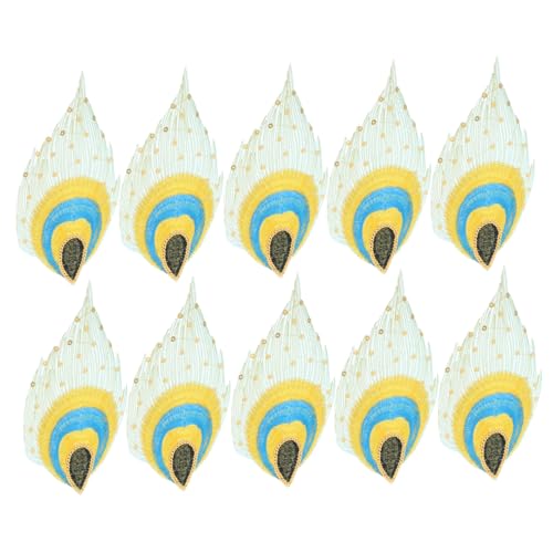 SHINEOFI 10 Stück Teiliges Handgefertigte Pfau Stickerei Applikationen Dekorative Stoffflicken für Traditionelle Opernkostüme Langlebige DIY Bekleidungsreparatur Farbecht für Hosen Hüte SHINEOFI 10 Stück Teiliges Handgefertigte Pfau Stickerei Applikationen Dekorative Stoffflicken für Traditionelle Opernkostüme Langlebige DIY Bekleidungsreparatur Farbecht für Hosen Hüte von SHINEOFI