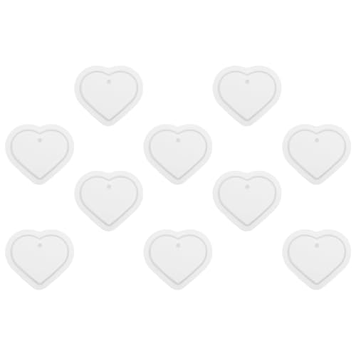 SHINEOFI 10 Stück Teiliges Herz Silikonform Herzförmige Gießform für Schmuckherstellung Epoxidharz DIY Anhänger Schlüsselanhänger Bastelbedarf für Kreative Projekte SHINEOFI 10 Stück Teiliges Herz Silikonform Herzförmige Gießform für Schmuckherstellung Epoxidharz DIY Anhänger Schlüsselanhänger Bastelbedarf für Kreative Projekte von SHINEOFI