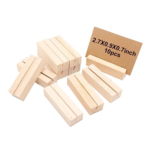 SHINEOFI 10 Stück Teiliges Holz Kartenhalter Eckig Business Holder Tischkartenhalter Fotohalter Memohalter für Büro Hochzeit Restaurant und Party Handgefertigt Stabil und Vielseitig SHINEOFI 10 Stück Teiliges Holz Kartenhalter Eckig Business Holder Tischkartenhalter Fotohalter Memohalter für Büro Hochzeit Restaurant und Party Handgefertigt Stabil und Vielseitig von SHINEOFI