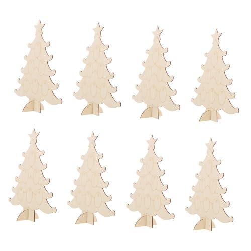 SHINEOFI 10 Stück Teiliges Holzanhänger Weihnachtsbaum zum Bemalen Vorgeschliffene Baumförmige Holzrohlinge für DIY Kreative Handwerksprojekte für Familien Weihnachtsdeko zum Aufhängen SHINEOFI 10 Stück Teiliges Holzanhänger Weihnachtsbaum zum Bemalen Vorgeschliffene Baumförmige Holzrohlinge für DIY Kreative Handwerksprojekte für Familien Weihnachtsdeko zum Aufhängen von SHINEOFI
