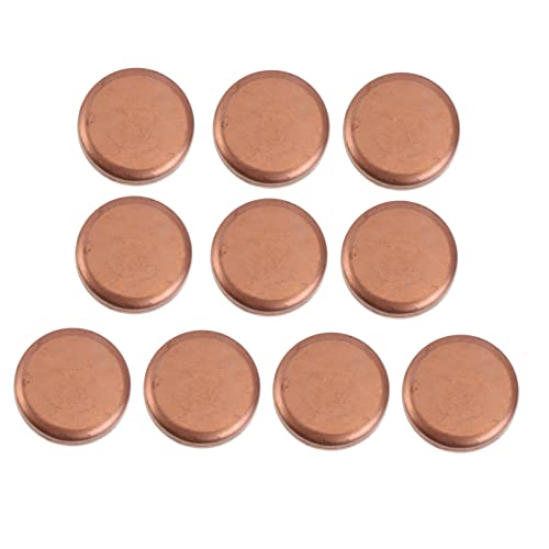 SHINEOFI 10 Stück Teiliges Kupfer Blocking Kappen für Ingenieurwartung Hochwertige Schweißzubehör für Kühltechnik Beständig und Langlebig Innendurchmesser Wandstärke SHINEOFI 10 Stück Teiliges Kupfer Blocking Kappen für Ingenieurwartung Hochwertige Schweißzubehör für Kühltechnik Beständig und Langlebig Innendurchmesser Wandstärke von SHINEOFI