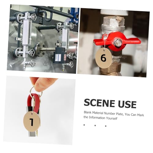 SHINEOFI 10 Stück Teiliges Messing Blanko Anhänger Rund mit Loch Langlebige DIY Stanzrohlinge für Schmuck Etiketten Ventilmarkierungen Einfache Beschriftung Vielseitig für Handwerk und SHINEOFI 10 Stück Teiliges Messing Blanko Anhänger Rund mit Loch Langlebige DIY Stanzrohlinge für Schmuck Etiketten Ventilmarkierungen Einfache Beschriftung Vielseitig für Handwerk und von SHINEOFI
