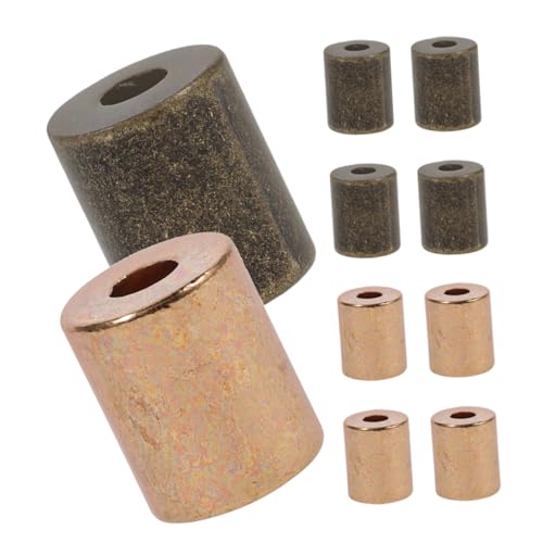 SHINEOFI 10 Stück Teiliges Metall Kordelenden Stopper Langlebige Vielseitige Cord Stopper für DIY Projekte Geeignet für Taschen Outdoor Einfache Stilvolles Zubehör von SHINEOFI