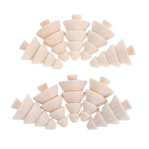 SHINEOFI 10 Stück Teiliges Mini Holz Weihnachtsbäume Unlackiert Vierlagig Unbemalt Für DIY Basteln Weihnachtsdeko Tischdekoration Handgemachte Christbaumschmuck SHINEOFI 10 Stück Teiliges Mini Holz Weihnachtsbäume Unlackiert Vierlagig Unbemalt Für DIY Basteln Weihnachtsdeko Tischdekoration Handgemachte Christbaumschmuck von SHINEOFI