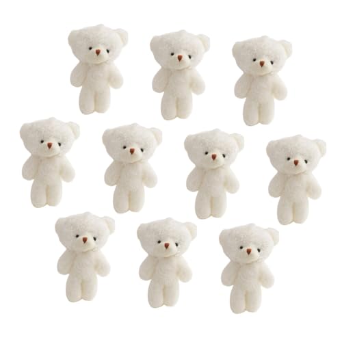SHINEOFI 10 Stück Teiliges Mini Plüschbären Schlüsselanhänger Weiche Kuscheltiere für Hochzeiten und DIY Projekte Süßes Bären Doll Geschenkbox Stuffer SHINEOFI 10 Stück Teiliges Mini Plüschbären Schlüsselanhänger Weiche Kuscheltiere für Hochzeiten und DIY Projekte Süßes Bären Doll Geschenkbox Stuffer von SHINEOFI