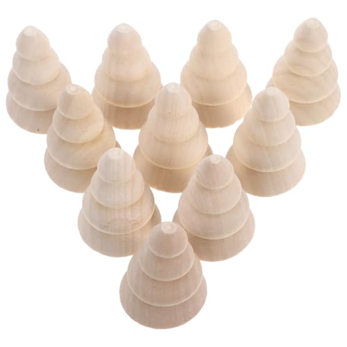SHINEOFI 10 Stück Teiliges Mini-holz Weihnachtsbäume Unlackiert Unfertige Holzfiguren für DIY Weihnachtsdeko Tischdekorationen für Bastelprojekte und Familienaktivitäten SHINEOFI 10 Stück Teiliges Mini-holz Weihnachtsbäume Unlackiert Unfertige Holzfiguren für DIY Weihnachtsdeko Tischdekorationen für Bastelprojekte und Familienaktivitäten von SHINEOFI
