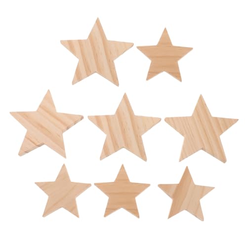 SHINEOFI 10 Stück Teiliges Naturbelassene Holz Sterne Deko Stabile Holzsterne zum Bemalen DIY Bastelornamente für Weihnachtsdeko und Partygestaltung SHINEOFI 10 Stück Teiliges Naturbelassene Holz Sterne Deko Stabile Holzsterne zum Bemalen DIY Bastelornamente für Weihnachtsdeko und Partygestaltung von SHINEOFI