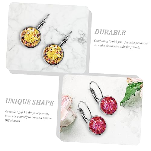 SHINEOFI 10 Stück Teiliges Ohrhaken mit Gemstone Basis DIY Schmuckzubehör Langlebig Praktisch zum Ohrring Basteln für Frauen und Mädchen SHINEOFI 10 Stück Teiliges Ohrhaken mit Gemstone Basis DIY Schmuckzubehör Langlebig Praktisch zum Ohrring Basteln für Frauen und Mädchen von SHINEOFI