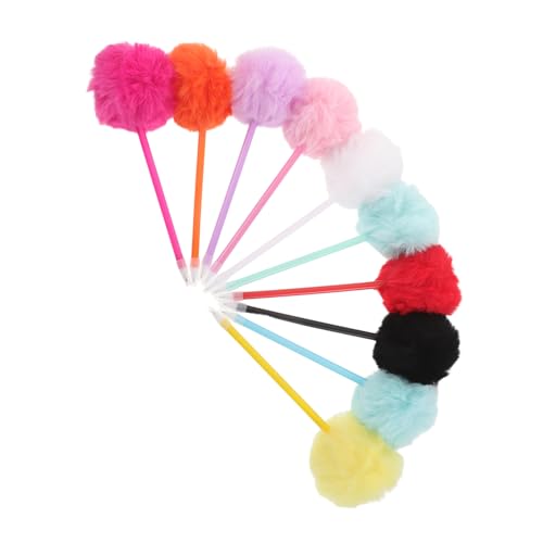 SHINEOFI 10 Stück Teiliges Pompon Kugelschreiber Kawaii Flauschige Kugelschreiber Kreative Plüschstifte Für Mädchen Schüler Schule Büro Klassenzimmer Belohnungen SHINEOFI 10 Stück Teiliges Pompon Kugelschreiber Kawaii Flauschige Kugelschreiber Kreative Plüschstifte Für Mädchen Schüler Schule Büro Klassenzimmer Belohnungen von SHINEOFI