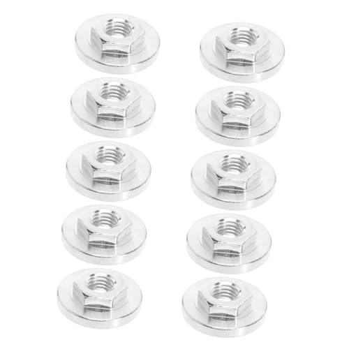 SHINEOFI 10 Stück Teiliges Schnellspannmutter für Winkelschleifer Hochfeste Spannmutter zur Schnellen Befestigung von Diamantscheiben und Schleifscheiben Langlebiges Zubehör Robustem von SHINEOFI