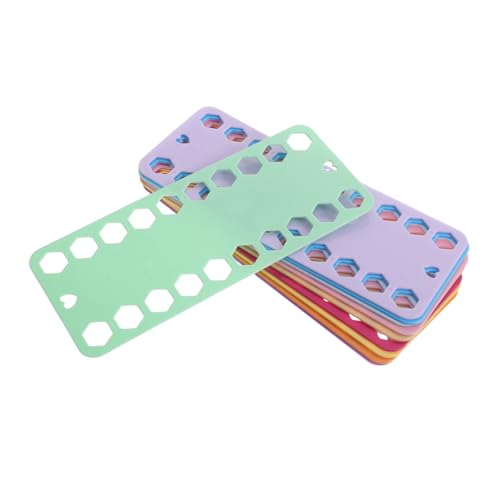 SHINEOFI 10 Stück Teiliges Set Kreuzstich Fadenhalter aus Kunststoff Bunter Stickgarn Organizer Praktisches Nadelarbeits Zubehör zur Fadenaufbewahrung für Hobby Profi-stickarbeiten von SHINEOFI
