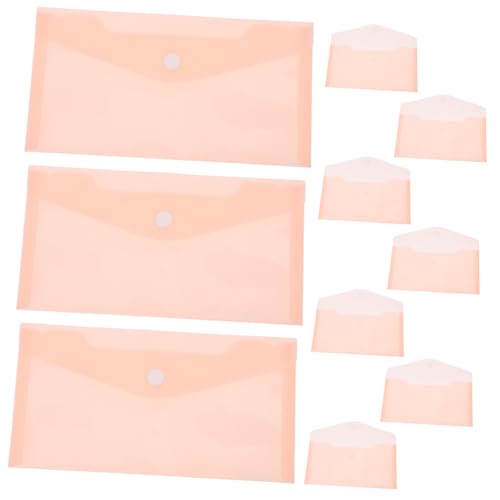 SHINEOFI 10 Stück Teiliges Transparente Kunststoff dateimappen mit Sicherem Druckknopfverschluss Wasserdichte Dokumententaschen für Büro Schule und Reise Praktischer Schutz gegen SHINEOFI 10 Stück Teiliges Transparente Kunststoff dateimappen mit Sicherem Druckknopfverschluss Wasserdichte Dokumententaschen für Büro Schule und Reise Praktischer Schutz gegen von SHINEOFI