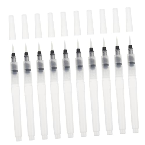 SHINEOFI 10 Stück Teiliges Wasserfarbstifte mit Großem Spitzem Pinsel Kontrollierbarer Wasserdurchfluss für Wasserlösliche Buntstifte Gouache und Aquarellmalerei Geeignet für Künstler SHINEOFI 10 Stück Teiliges Wasserfarbstifte mit Großem Spitzem Pinsel Kontrollierbarer Wasserdurchfluss für Wasserlösliche Buntstifte Gouache und Aquarellmalerei Geeignet für Künstler von SHINEOFI