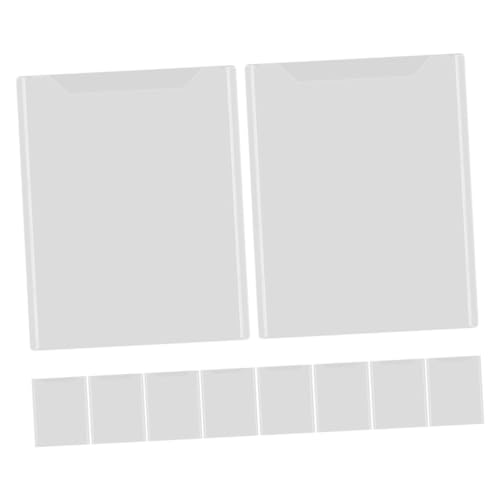 SHINEOFI 10 Stück Transparente Ordner Fächermappe Dokumenten Aufbewahrungstasche Organizer Dokumentenordner Schutz Transparente Büro Ordnerhülle Ordner Organizer Arbeitsabdeckung von SHINEOFI