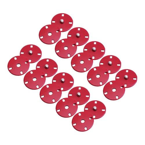 SHINEOFI 10 Stück Unsichtbare Metallschnappknöpfe Zinklegierung für Mäntel und Kleidung Langlebige Nähverschlüsse für DIY Projekte und Handwerksarbeiten von SHINEOFI