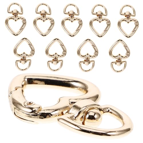 SHINEOFI 10 Stück Verbindungsschnalle Herzförmiger Karabiner Federschlüssel Karabiner Schmuck D Ring Clip D Ring Verschlüsse Schnappverschluss Karabinerclip Klettern S Karabiner SHINEOFI 10 Stück Verbindungsschnalle Herzförmiger Karabiner Federschlüssel Karabiner Schmuck D Ring Clip D Ring Verschlüsse Schnappverschluss Karabinerclip Klettern S Karabiner von SHINEOFI