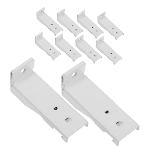 SHINEOFI 10 Stück Wandmontage Vorhanghalterungen Teiliges Robustem Flexible Unterstützung für Vorhangschienen Vielseitig und Kompatibel mit Verschiedenen Vorhangtypen Stabile SHINEOFI 10 Stück Wandmontage Vorhanghalterungen Teiliges Robustem Flexible Unterstützung für Vorhangschienen Vielseitig und Kompatibel mit Verschiedenen Vorhangtypen Stabile von SHINEOFI