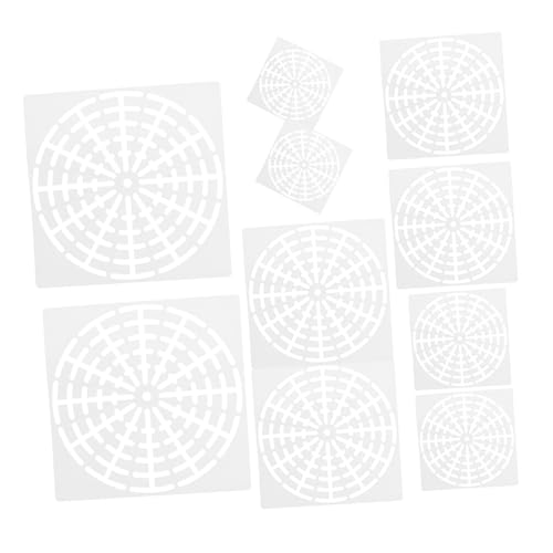 SHINEOFI 10 Stück Wiederverwendbare Schablonen für Präzise Designs für DIY Kunstprojekte und Heimdekoration SHINEOFI 10 Stück Wiederverwendbare Schablonen für Präzise Designs für DIY Kunstprojekte und Heimdekoration von SHINEOFI