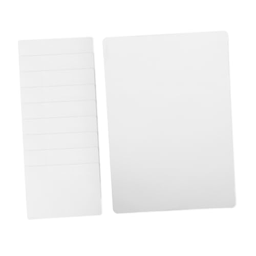 SHINEOFI 10 Stück Wiederverwendbare Schablonenblätter für Druckstift Transparente Zeichenvorlagen für Präzises Nachzeichnen und Gestalten von SHINEOFI